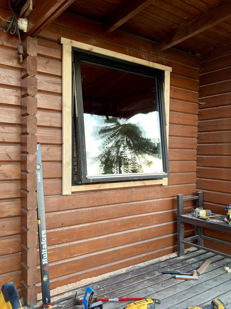 Renovering av bastu på Tyresö