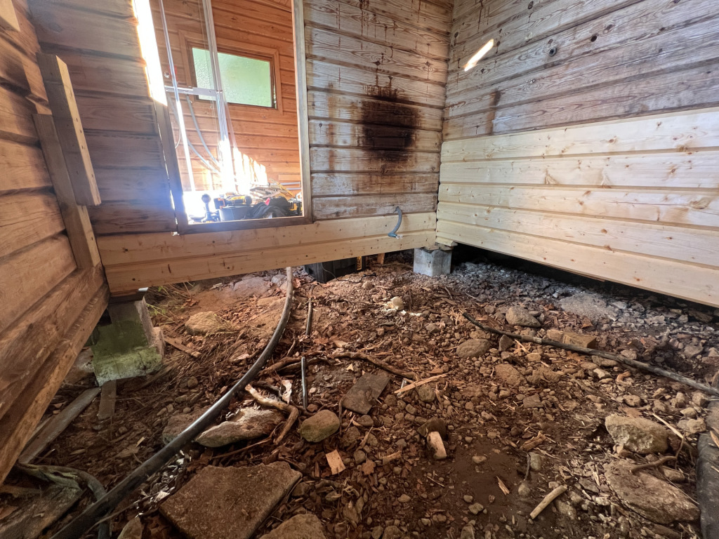 Renovering av bastu på Tyresö