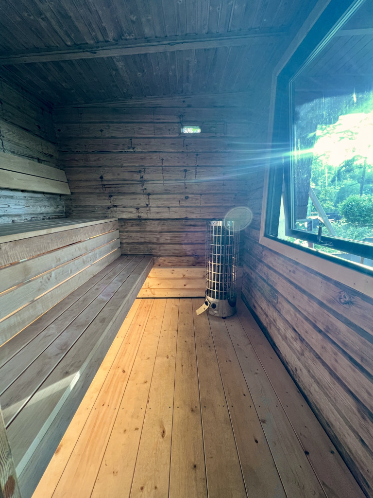 Renovering av bastu på Tyresö