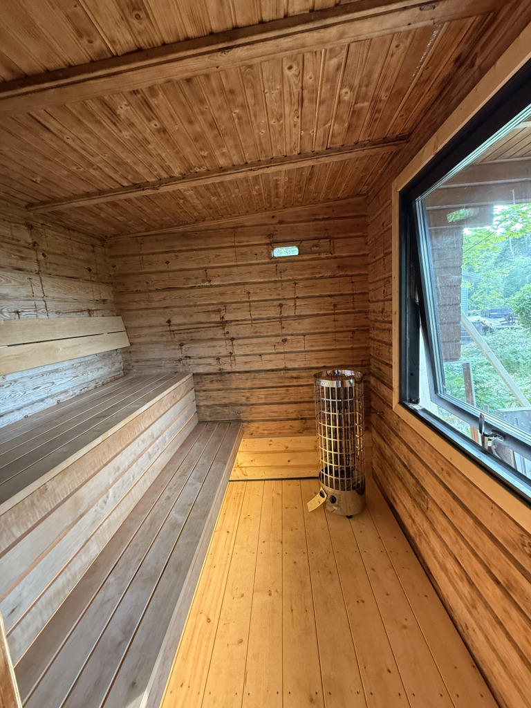 Renovering av bastu på Tyresö