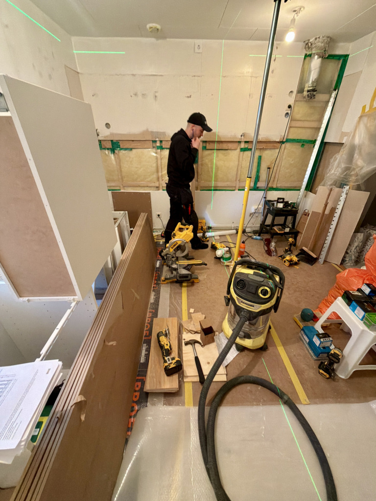 Köksrenovering på Ekerö