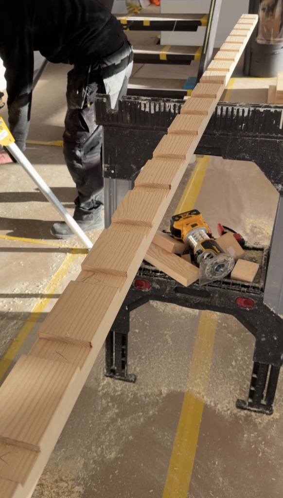 Renovering av trappa på Ekerö