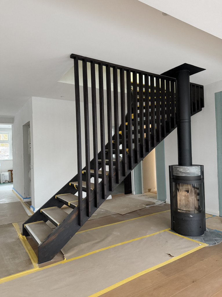 Renovering av trappa på Ekerö