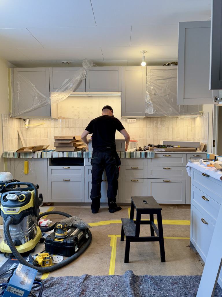 Köksrenovering på Ekerö