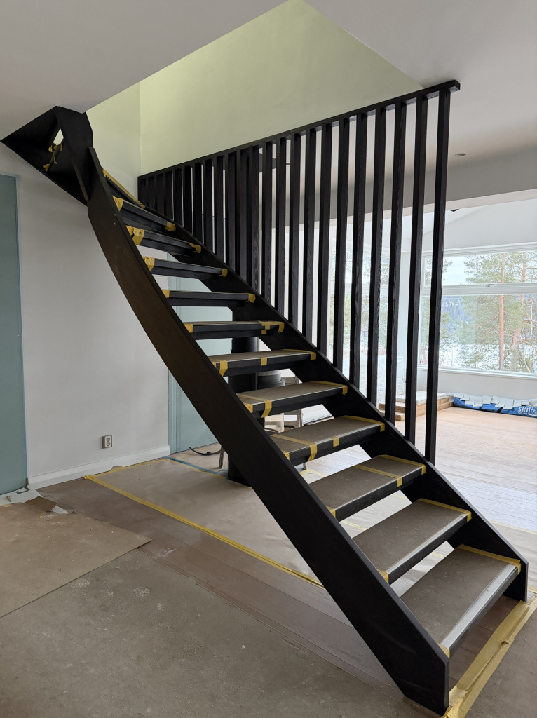 Renovering av trappa på Ekerö
